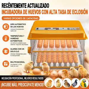 Incubadora de Huevos Digital Inteligente 120 para 2026 con Volteo Automático y Control de Humedad - Criadora Profesional de Aves para Huevos de Gallina, Pato, Ganso y Codorniz