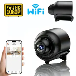 1080P HD Indoor WiFi Security Camera, Plug-In Use, 2.4GHz WiFi, IR Night Vision, Work Indicator Light, Home Office Warehouse Surveillance