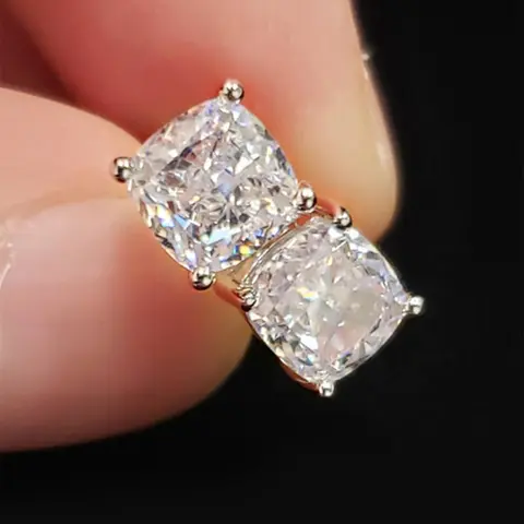 Fashion Rhinestone Decorated Stud Earrings As Valentine's Day Gift, Luxury Anniversary Wedding Engagement Party Valentines Day Jewelry Gifts for Women, Trendy Accessories for Party and Daily Life High Quality Earrings Studs Earrings