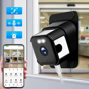 HD Window Camera,Color Night Vision,2.4GHz & 5GHz WiFi Indoor Security Cameras,Person & Motion Detection,24/7 Recording,Easy & Quick Install,Micro SD Card Local Monitoring