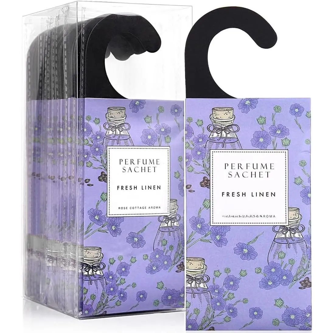 Large 12 Packs  Linen  Closet Deodorizer Air Freshener Long Lasting Scented Sachets Smell Goods for House