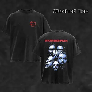 Vintage Rammstein Band Rare T-shirt , Vintage Rammstein Band T-shirt & Hoodie , Rock Music Lover T-Shirt , Vintage Band Shirts  Fabric Fit Top , Top Men's and Women's Clothing
