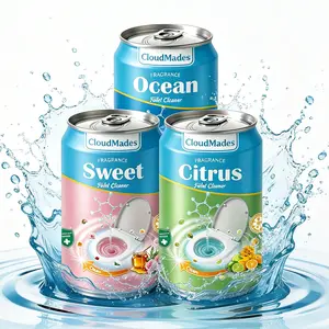 CloudMades 2026 Upgraded Beverage Can Toilet Bowl Cleaner – Up to 9 Months of Continuous Cleaning, New Premium Fragrance Collection (Ocean, Sweet & Citrus), Septic Safe Toilet Tablets, Powerful Stain Remover & Deodorizer