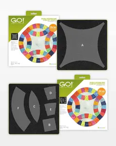 Accuquilt GO! Double Wedding Ring-(11 1/2" Finished) (2-Die Set)
