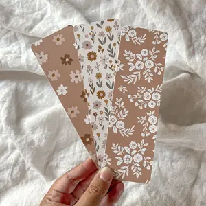 Neutral Floral Bookmarks Neutral Floral Bookmarks