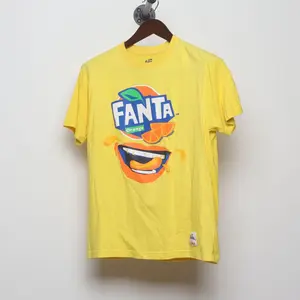 Vintage Y2K Fanta "Orange Face Logo" T-Shirt - M