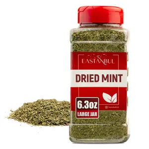 [Father's Day Sale] Eastanbul Dried Mint,Dried Mint for Cooking Natural Peppermint Leaves,6.3oz