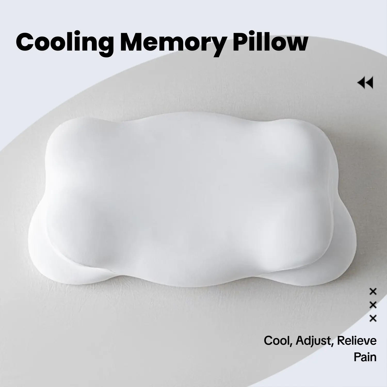Ergonomic Contour Memory Foam Pillow for Sleeping - Cooling Adjustable Odorless Orthopedic Cervical Neck Pain Relief, Cozy Bed Pillow for Side/Back Sleepers, Mother's Day Gift Idea, Pillows For Sleeping Neck Support  island villa pillow