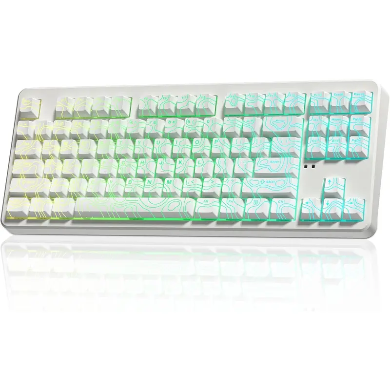 FL.ESPORTS NX87 80% Wireless Mechanical Keyboard Hot-Swappable