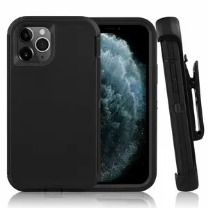 Rugged Defender Case For Apple iPhone All Models Black Color Rugged Defender Case For Apple iPhone All Models Black Color