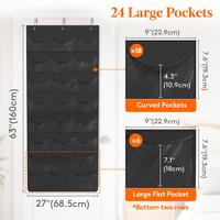 Door Hanger – 24 Pockets – Black