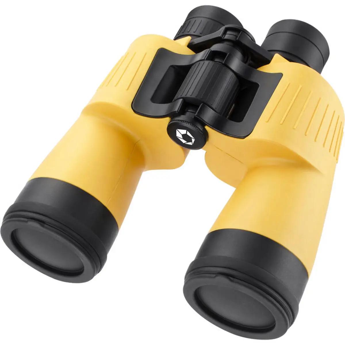 Barska 7x50 Floatmaster Binoculars, Waterproof Floating Porro Prism with Rubber Armor for Outdoor Sports, 7° AOV, Yellow - Open Box