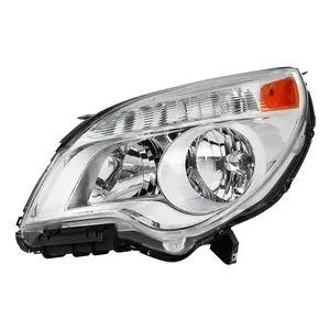 2010–2015 Chevrolet Equinox Driver Side Factory Style Headlight (Chrome Housing / Clear Lens)