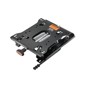 VEVOR Seat Suspension Kit with Seat Slider Track, Universal Air Ride Seat Suspension for Zero Turn Lawn Mower,  6in Front-to-Back Adjustable, Tractor Seat Suspension ‎ Kit for Forklift, Bulldozers