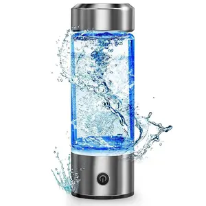 Hydrating Drinks Tumbler with Portable Hydrogen Water Bottle Generator - Cup, Mug Classic Drinkware Lid Glass
