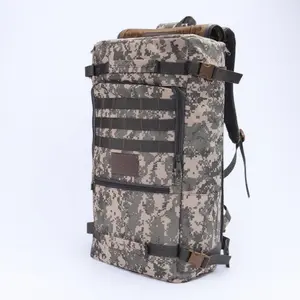 50L Tactical Backpack - Military-Grade Waterproof, 1000D Nylon, Molle System, YKK Zippers, Separate Sleeping Bag Compartment, Adjustable Harness, Ventilated Back, Reflective Strips, Hydration Port, Laptop Sleeve - Hiking, Camping & Commuting