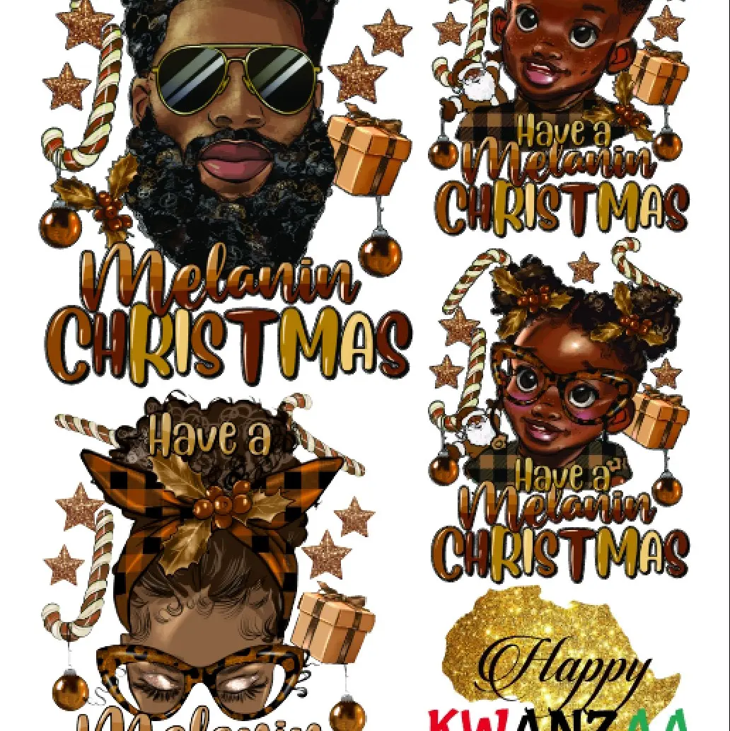 Tshirt Transfer Gangsheet - Christmas