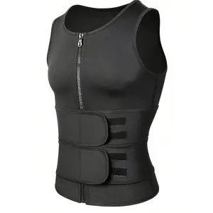 Best-selling men's sports body-shaping tights with waistband and abdominal support backless fitness compression tights