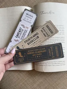 Fourth Wing Inspired Bookmarks - Basgiath War College, Fourth Wing Book Club, Riders Quadrant