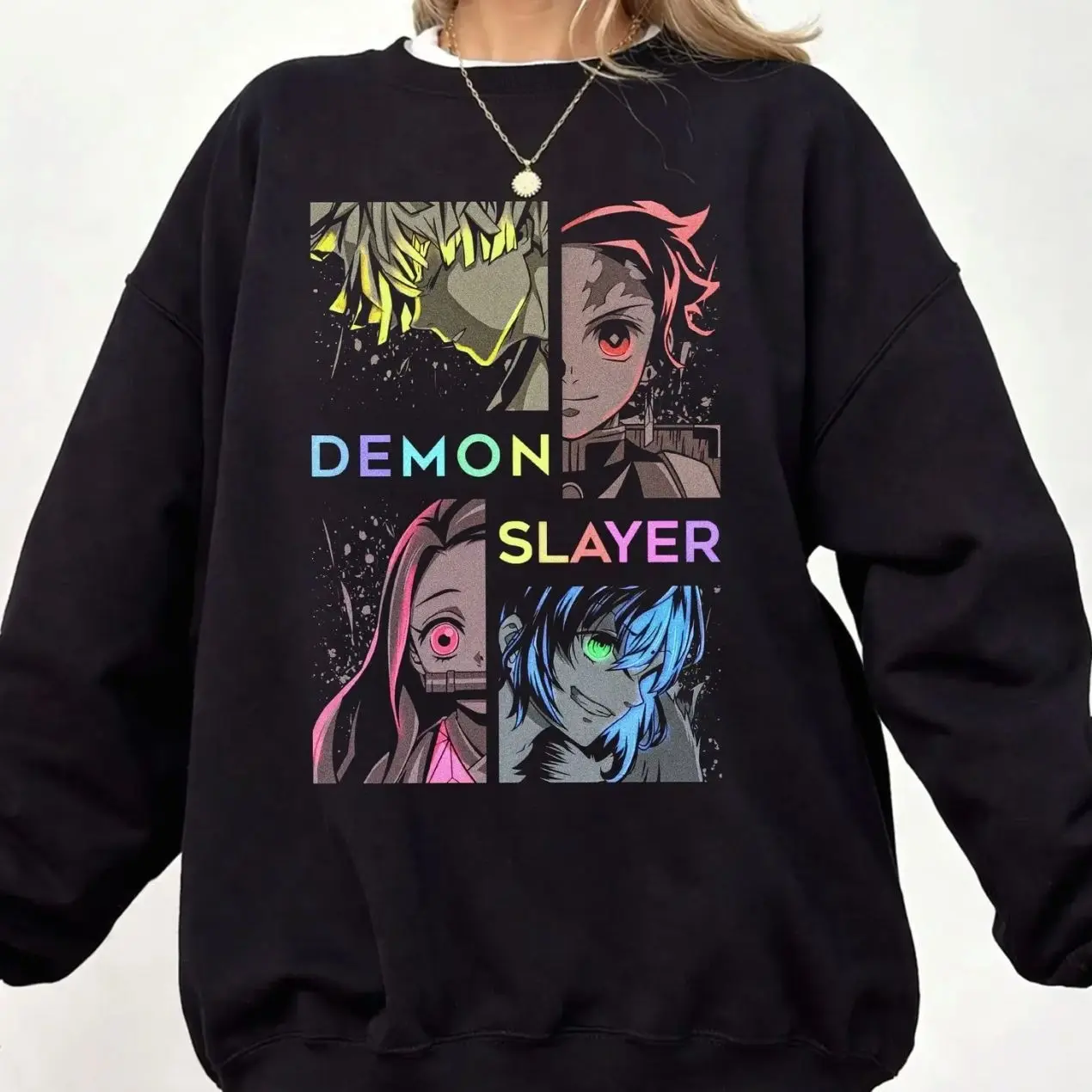 Tanjiro Nezuko Zenitsu Inosuke Anime Hoodie