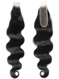 Cambodian Raw Wavy Hair 2x6 HD Closure