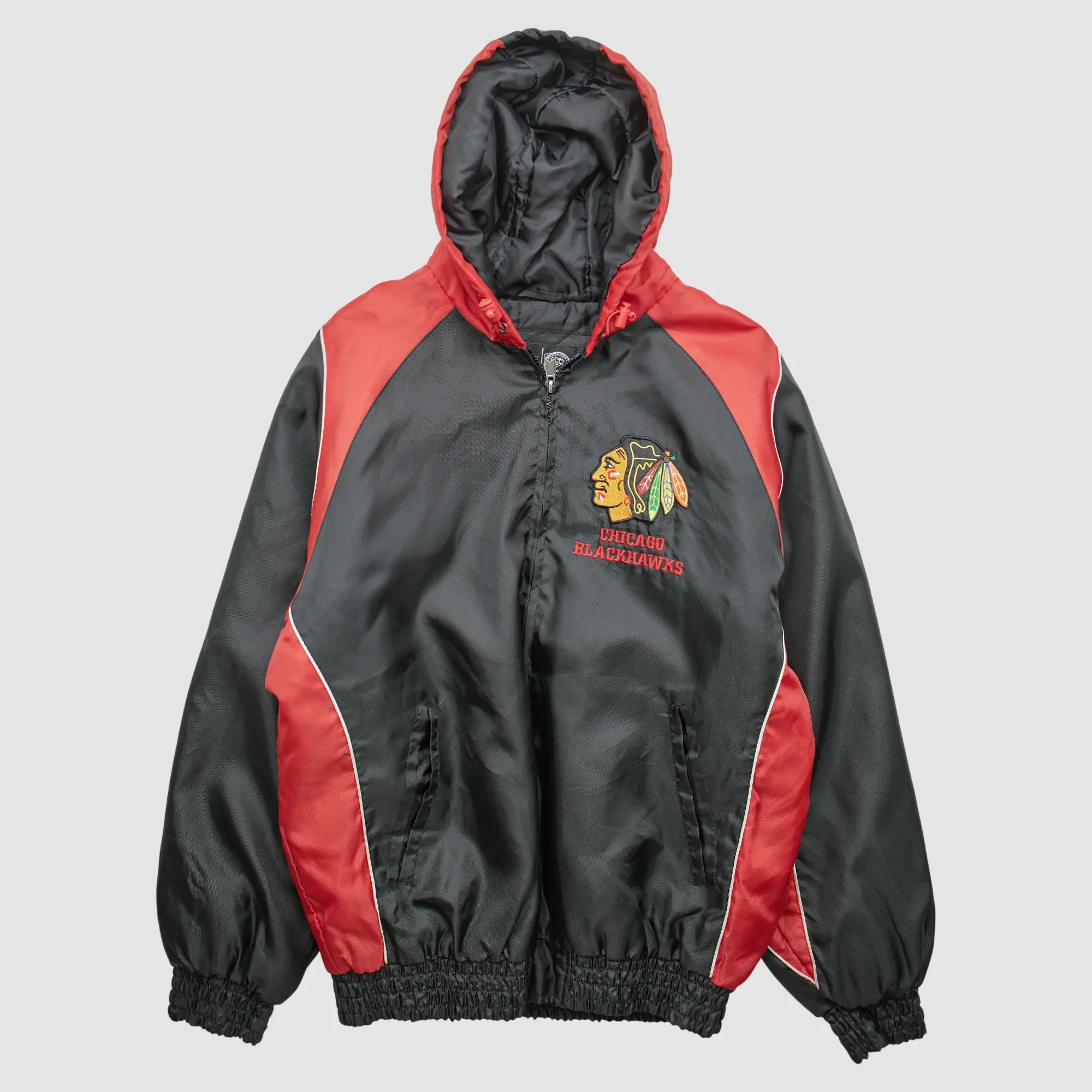 Chicago Blackhawks 2000s Full Zip Jacket - Black - M
