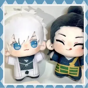 2026 new Jujutsu Kaisen Gojo Satoru Suguru Geto Plush Doll Set 10cm Cute Anime Stuffed Toy Fan Collection Birthday Gift Home Decoration