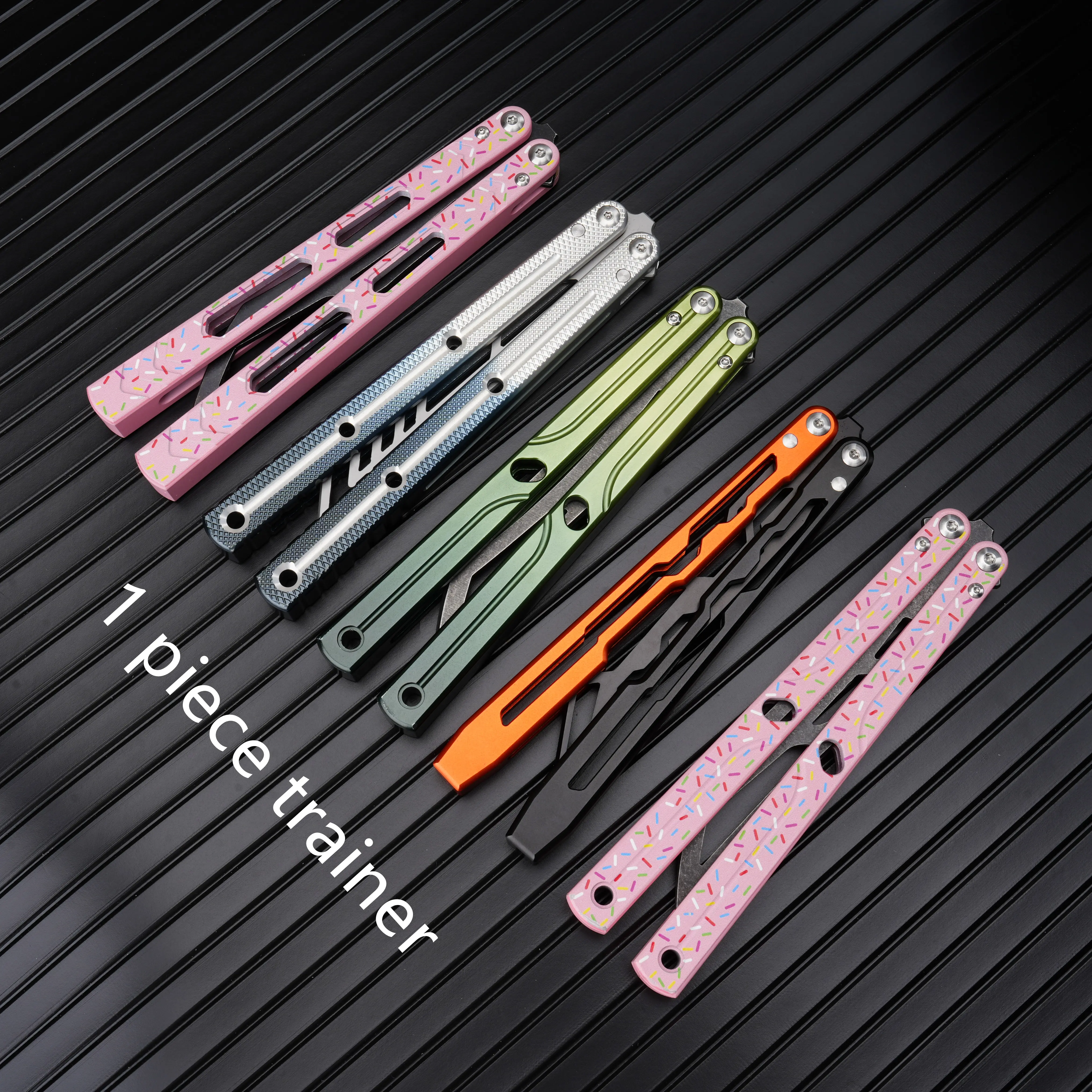 Butterfly Trainer, Foldable Knife, Portable, Non Cutting, Suitable For Beginners Flipper