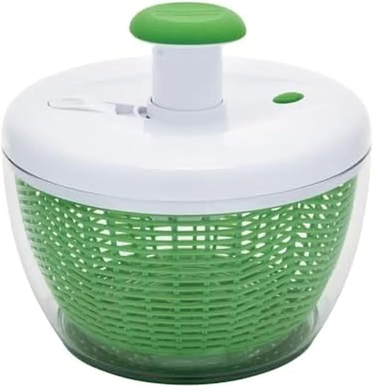 Farberware Pro Small Salad Spinner with Pump Lid, 3.16 Qt Lettuce Spinner & Fruit Washer Bowl with Colander Basket, 1-Handed Operation, Nonslip Base