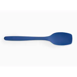 Misen Silicone Spoontula - Navy Blue Kitchen Spoon with Flexible Edge for Versatile Cooking Tasks