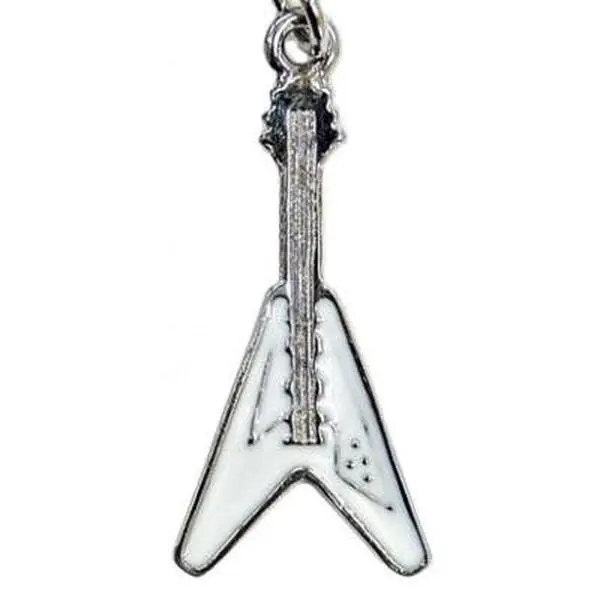 Flying V Guitar Charm - Zipper Pull