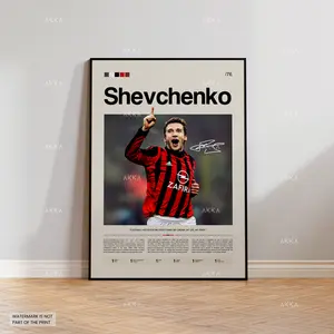 Andriy Shevchenko - AC Milan poster