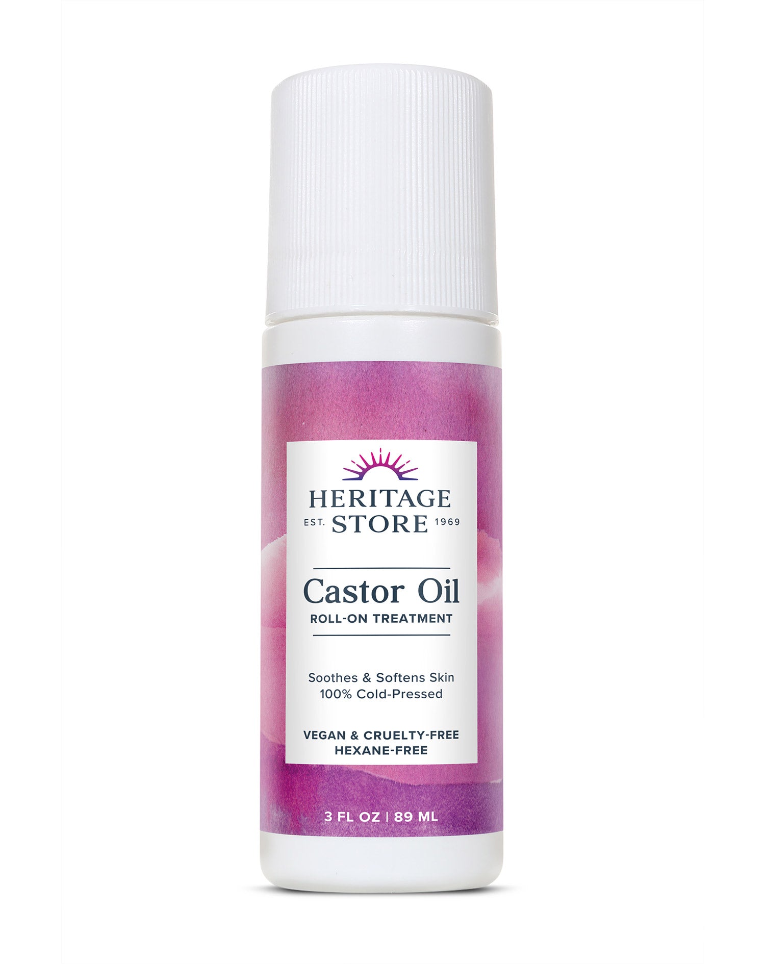 Heritage Store Castor Oil Roll-On Nourishing Treatment
