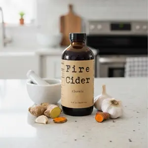 FireCider Infused Apple Cider Vinegar 8 oz Handcrafted with Organic Ingredients for Authentic Flavor