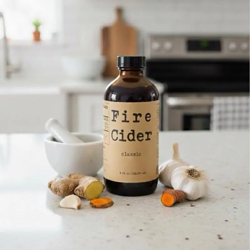 FireCider Infused Apple Cider Vinegar 8 oz Handcrafted with Organic Ingredients for Authentic Flavor