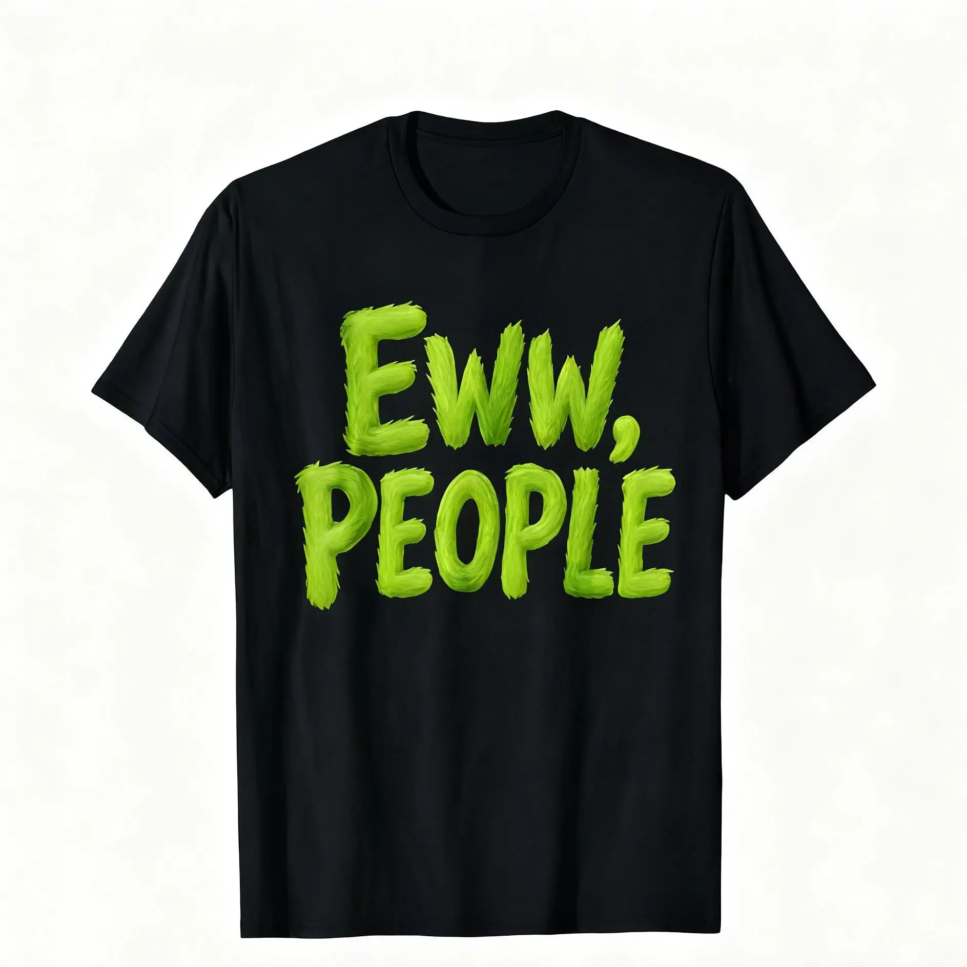 Black Eww People With Santa Hat Inspired Holiday Design For Christmas Party And Festive Occasions