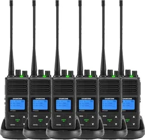Long Range Walkie Talkies for Adults, 5Watt FPCN30A Two Way Radios with Earpieces,Programmable UHF 2 Way Long Distance Radio Group Call for Commercial Cruises Hunting Hiking,6 Packs