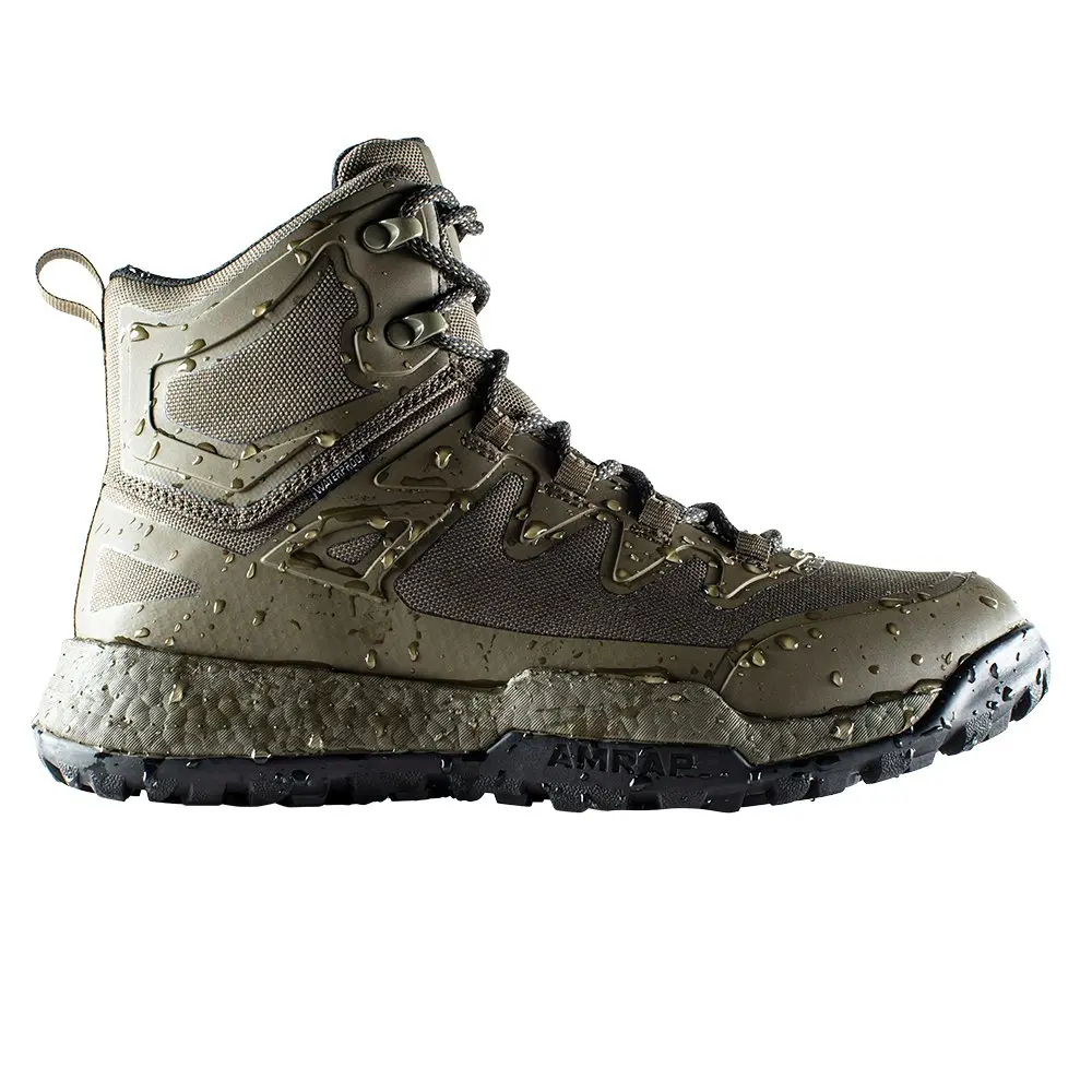 Belleville Men's Amrap BV670WPT Vapor Boot In Ranger Green Round Toe Laces Closure TPU Midsole EVA Footbed Rubber Sole Training Shoes