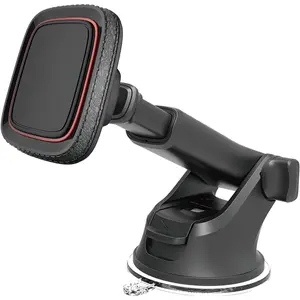 Phone Mount for , Dashboard & Windshield Suction Cup Holder with Telescopic Arm, Requires Metal Plate (Included), Universal Fit for  & Android Smartphones