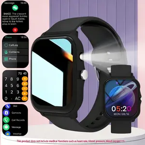 2026 New Smartwatch, HD Full Touch, Unisex, Wireless Call/sms, Multiple Sports Modes, Remote Camera Control, Fitness Tracker, Android/iPhone Compatible, USB Charging, Modern Style, Clear Display, Ideal Gift