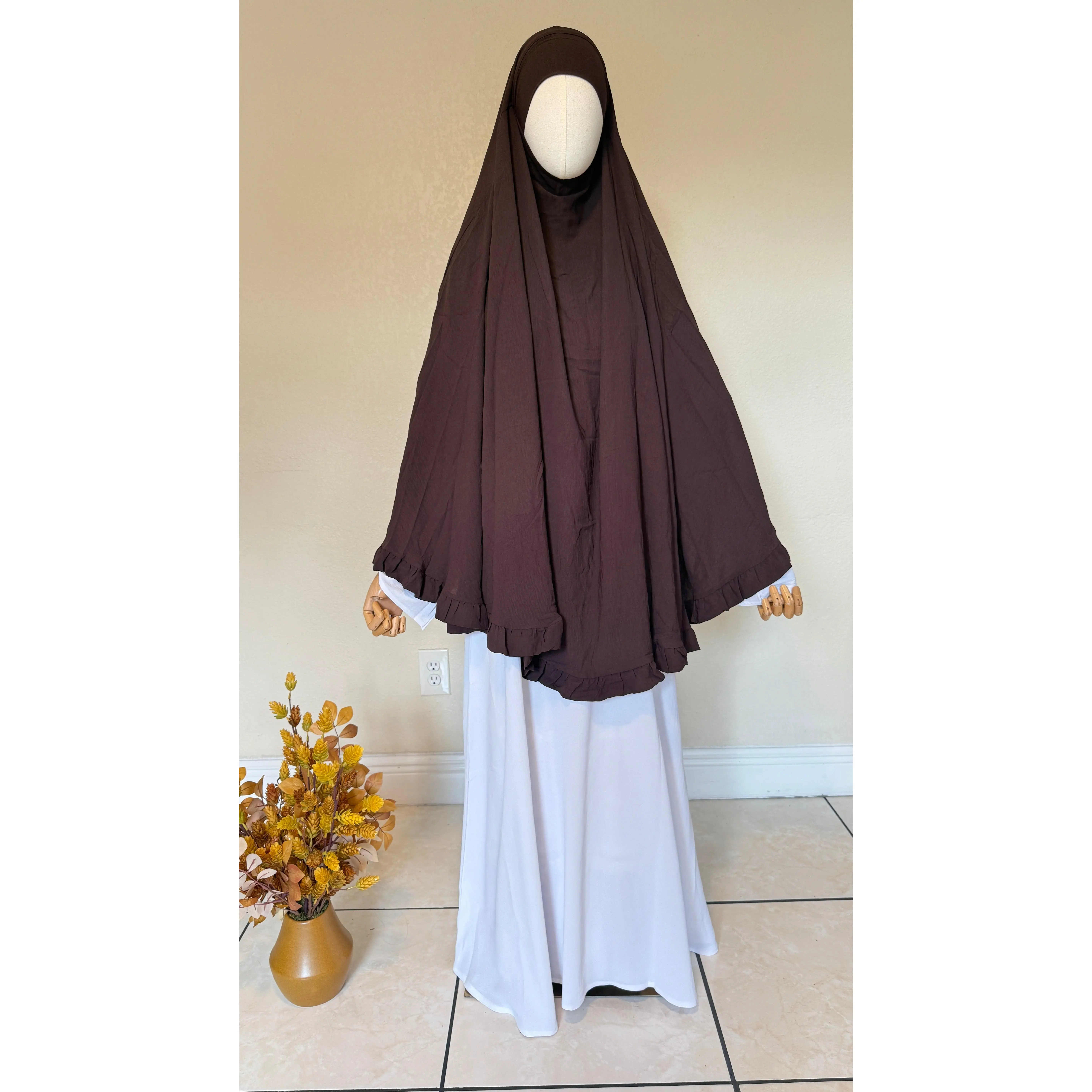 Saafiyah Khimar in Coffee
