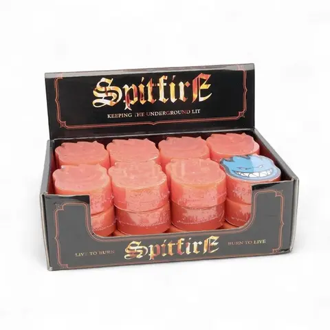 Spitfire Mini Embers Single Skateboarding Wax Piece - 2x2 in, Under 1 in Thick, Includes Small Sticker for Skateboarding & Outdoor Recreation Equipment