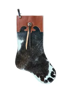 Hair on Cowhide Hanging Stocking Cutout