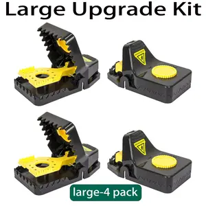 Trap, clip, reusable, suitable for indoor and outdoor use, large 4-piece set