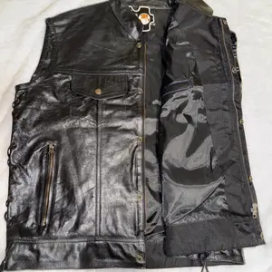 Genuine Leather Jacket - Faux, Versatile Style with Drawstring Waistband, Versatile Design for Men - Menswear fabletics men Casual