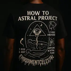 ASTRAL PROJECTION — Oversized Instructional T-Shirt