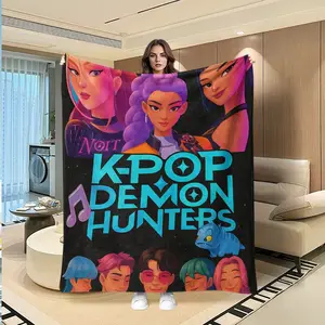 Luxury Flannel Throw Blanket, Soft and Warm, Multi-Functional for Sofa Bed Car Office Camping, All Seasons Gift Travel Blanket, Cozy Chic Blanket, Figure Print Blanket, Multifunctional Blanket