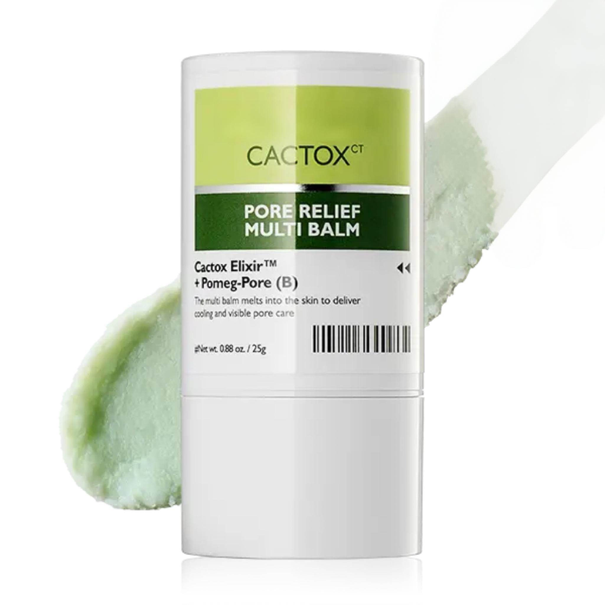 [Dr. Melaxin Authentic] CACTOX Pore-Soothing Multi-Repair Balm — Infused with Cactus Extracts: Cooling & Soothing, Reduces Swelling & Firms Skin — Specially Formulated for Visible Pore Concerns
