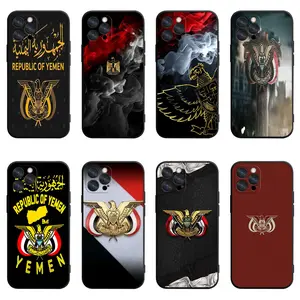 Yemen Phone Case | Republic of Yemen Emblem Art Cover For iPhone 11/12/13/14/15/16/17 Pro/Pro Max/Plus & Samsung S23/S24/S25/S26 Ultra