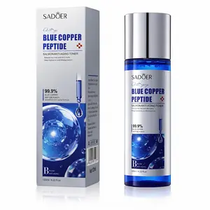 GHK-Cu Peptide Facial Toner Hydrating Toner for Face, Nutrient Face Toner for Sensitive Skin, Dry Skin, and Aging Skin, Helps Refine, Brighten, and Exfoliate The Face and Neck, Safe for All Skin Types